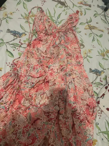 Vestido indiano rosa