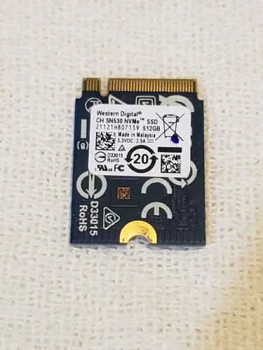SSD NVMe 512gb Western Digital, 98%