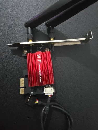 Placa Rede Wi-fi Dual Band 2.4/5ghz Wifi 5 C/ Bluetoot 4.0