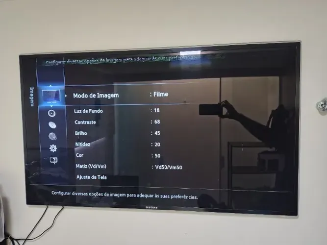 TV SAMSUNG 46 POLEGADAS UN46D5800 - DEFEITO - LEIA O ANÚNCIO