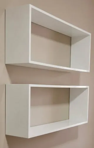 2 Nichos de MDF brancos