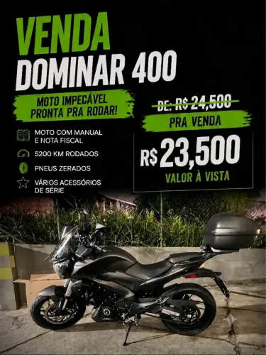 Moto Bajaj Dominar 400 2025