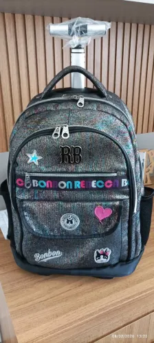 Mochila Rebecca Bonbon glitter - De rodinhas