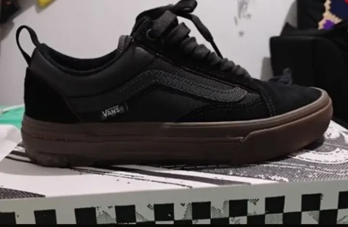 tênis vans old skool wafflecup masculino preto 37
