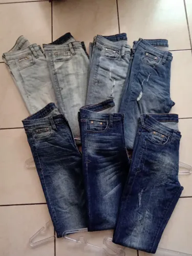 Calças Jeans Skinny Feminina - Marca: Bad Cat - Tam.: 36 - 7 UN (Novas) *Não Uso OLX Pay.