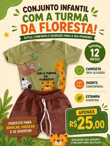 Conjunto infantil 12 meses