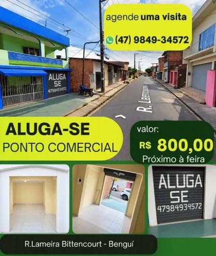 ALUGA-SE PONTO COMERCIAL