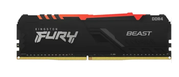 Memória RAM Kingston Fury Beast RGB 32 GB  2x16  3200MHz DDR4
