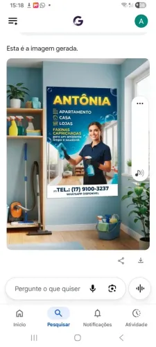 Faxina aparte de 150 reais
