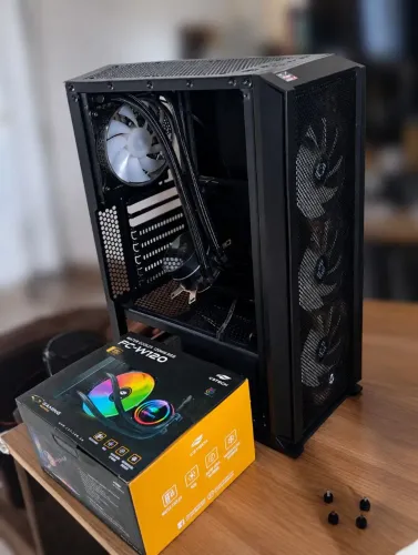 Gabinete Gamer + Water Cooler C3Tech FC-W120RGB