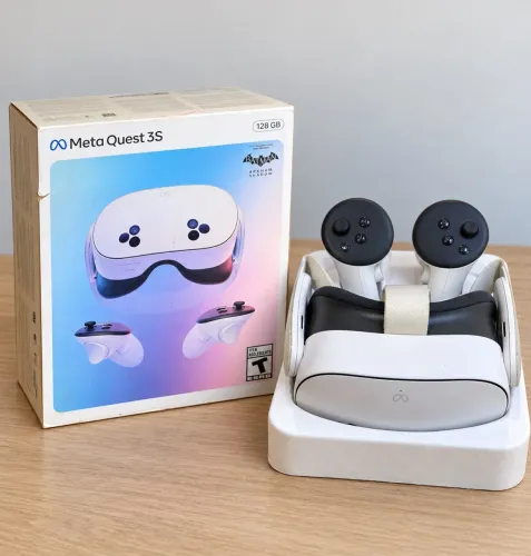 Meta Quest 3S 128 GB + BOBOVR S3 Pro com bateria + Case e Acessórios ? Kit Completo!