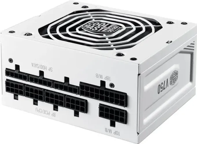 Fonte Cooler Master V750 Branca BSFX Gold, 750W, 80 Plus Gold, PFC Ativo, Full Modular