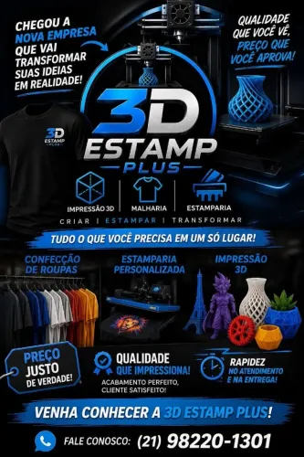 Serviços em 3D, produtos personalizados em ED em 3D