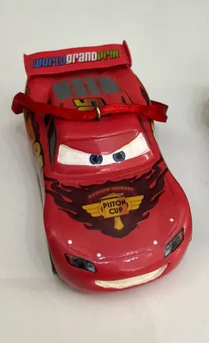 Ornamento/ Enfeite de Natal Relâmpago McQueen Carros Disney