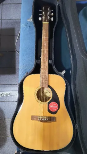 Violão Fender - Cordas em aço - Modelo Cd-60S / NAT - Frete pelo comprador