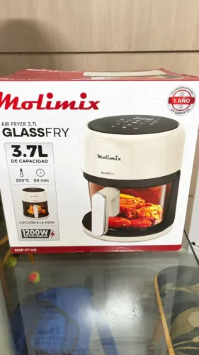 Airfryer Molimix 3,7l - Recipiente de Vidro