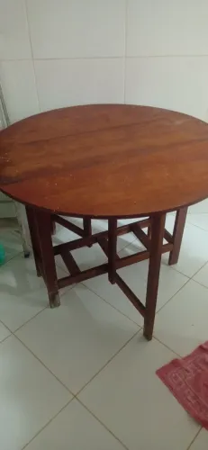Mesa articulada redonda