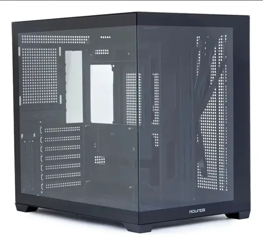 Gabinete Gamer Round5 Genos Midtower Atx Aquário Vidro Preto