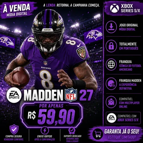 EA SPORTS Madden NFL 27 (PRÉ VENDA) PARA XBOX SERIES S/X