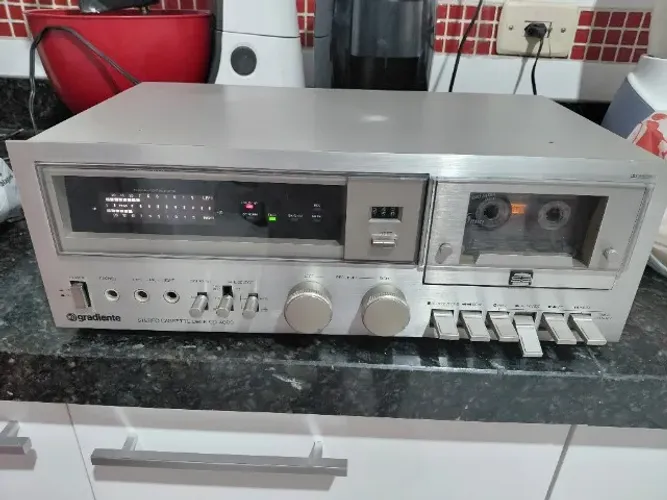 tape deck gradiente cd 4000 em perfeito estado