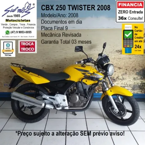 Honda CBX 250 TWISTER # Vendo, Troco, Financia até 48x. Consulte!