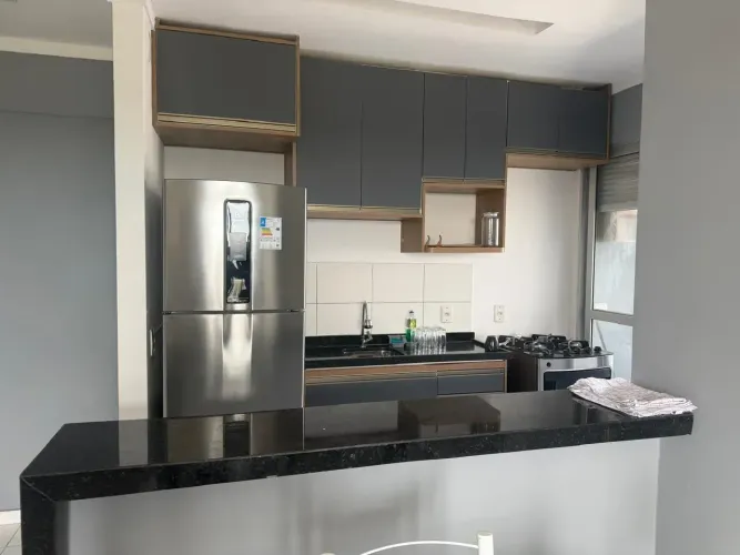 Apartamento SEMIMOBILIAD Cond. Total Life - 2/4 - 1 Suite - 50m² - 1 vaga - Andar Alto