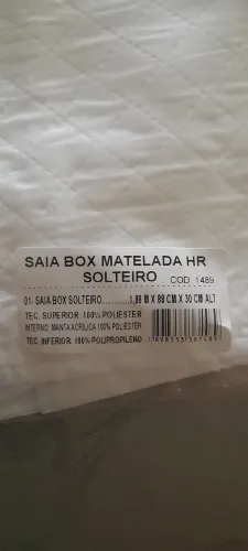 2 saia para cama box solteiro