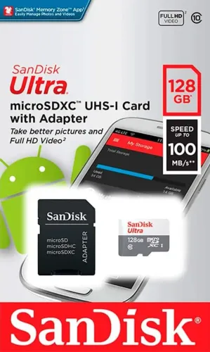 Cartão de memória 128 GB 