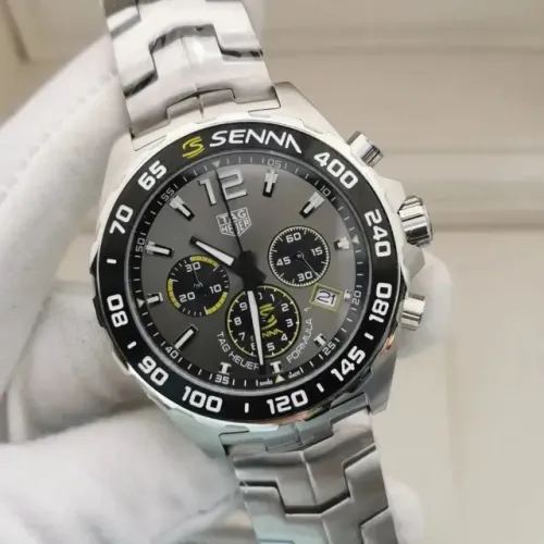 Relógio TAG Heuer Senna F 1 Cronógrafo Cinza em Aço
