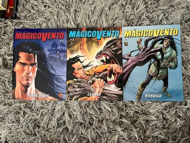 Mágico Vento 01, 02 e 08 de Gianfranco Manfredi - editora Mythos