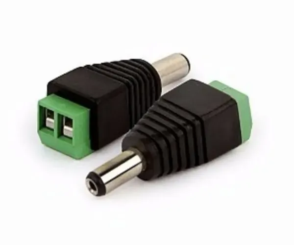 Conector Plug P4 com borme Macho para CFTV LEDs Câmera Fonte