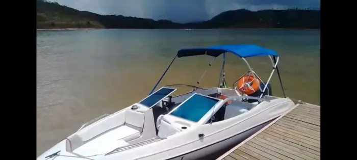 Lancha 18 pés Luna 180 motor 90 HP muito consevada