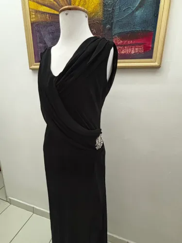 Vestido formal preto
