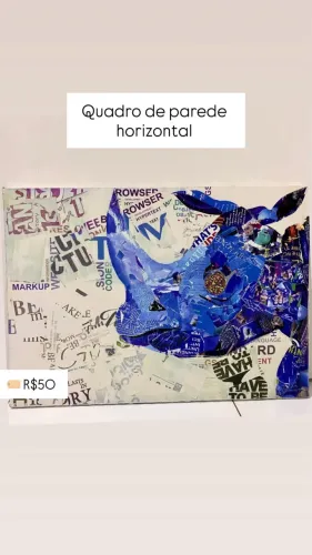 Conjunto de quadros de decoração