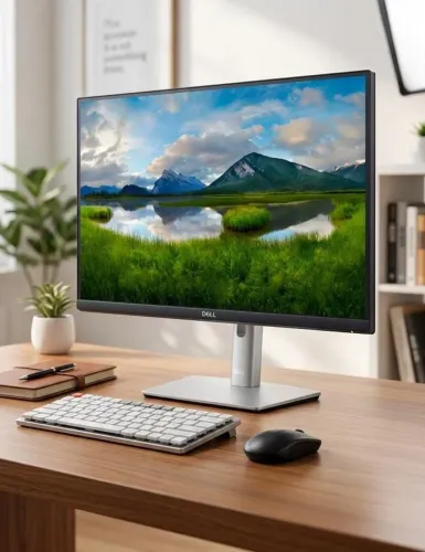 Monitor Dell P Series Full Hd P2422h 23,8 Preto Cor Preto/Prateado