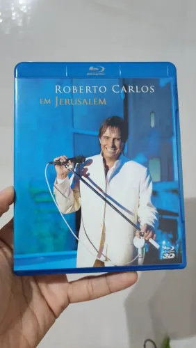 Blu-ray 3D + 2D Roberto Carlos Jerusalém Semi Novo 