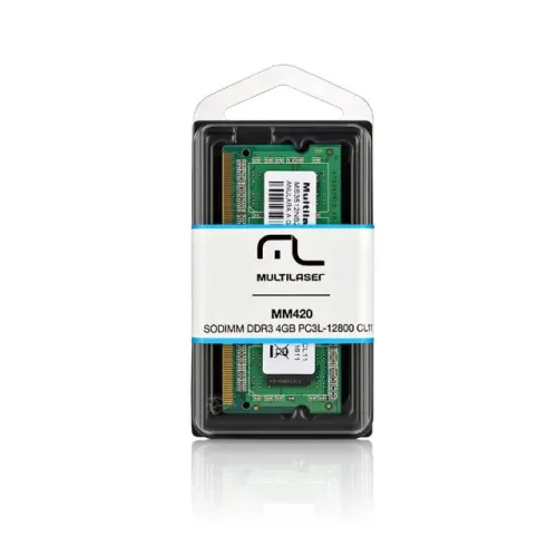 MEMORIA MULTILASER DDR3 SODIMM 4GB 1600 MHZ