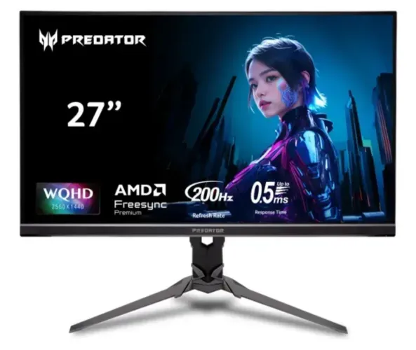 Monitor Predator XB273 27' HDMI DP SPK áudio out