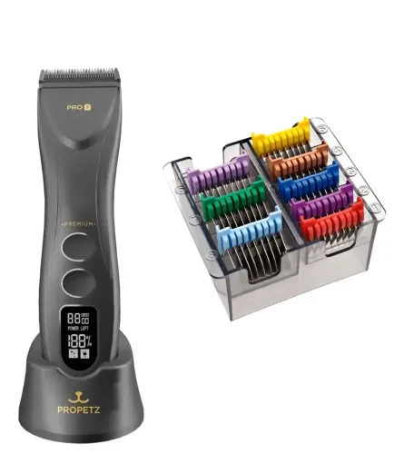 Máquina Tosa Pro7 Propetz Sem Fio + Adaptador Aço Original