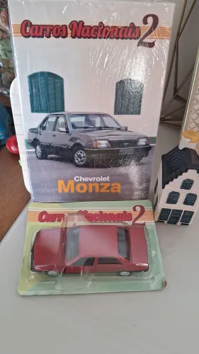 Monza Carrinho Miniatura Carros Nacionais Clássicos 2 com fascículo 