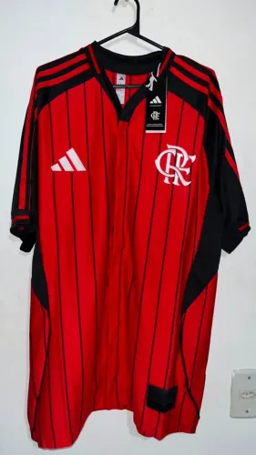 CAMISA FLAMENGO 2025 - ESTILO BEISEBOL
