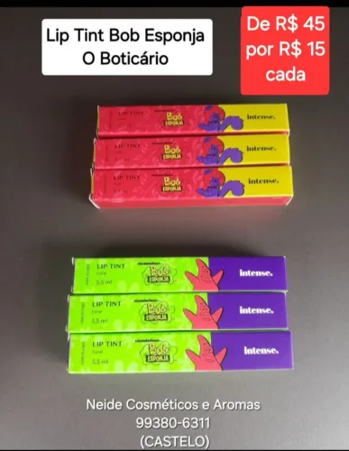 Bob Esponja O Boticário