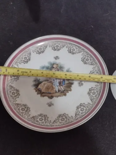 Prato para bolo porcelana Schimidt