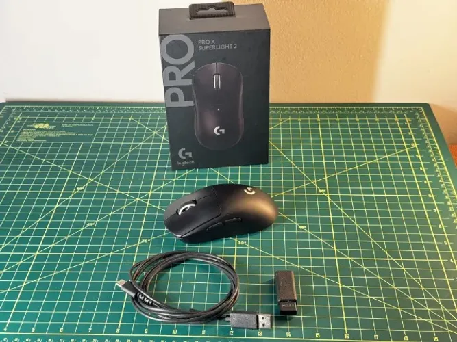 Mouse Logitech X Pro Superlight 2 (Feets Tiger Ice V2)