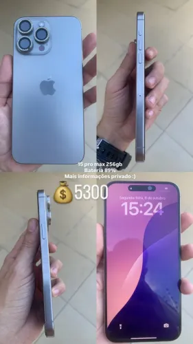 iPhone 15 Pro Max titanium