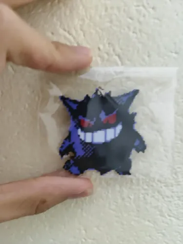Chaveiro em impressão 3d Pokémon (gengar)