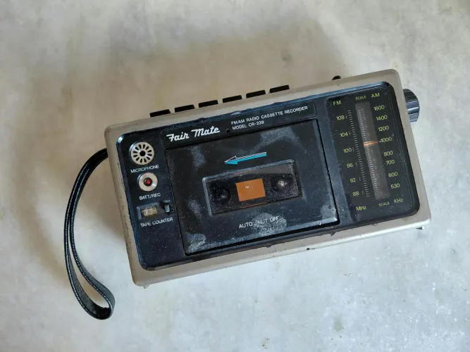 Rádio Gravador Cassete Vintage Fair Mate CR-239