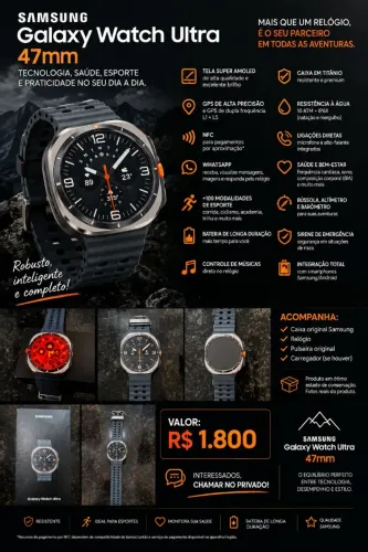 Smartwatch Samsung ultra 47mm 2025