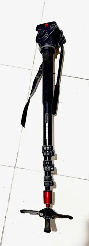 Monopé Fluido Manfrotto MVMXPRO500 com Cabeça Hidráulica (Preço de Desapego!)