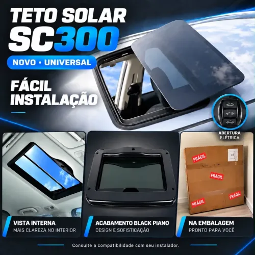 Teto solar automático para qualquer carro (veículo)